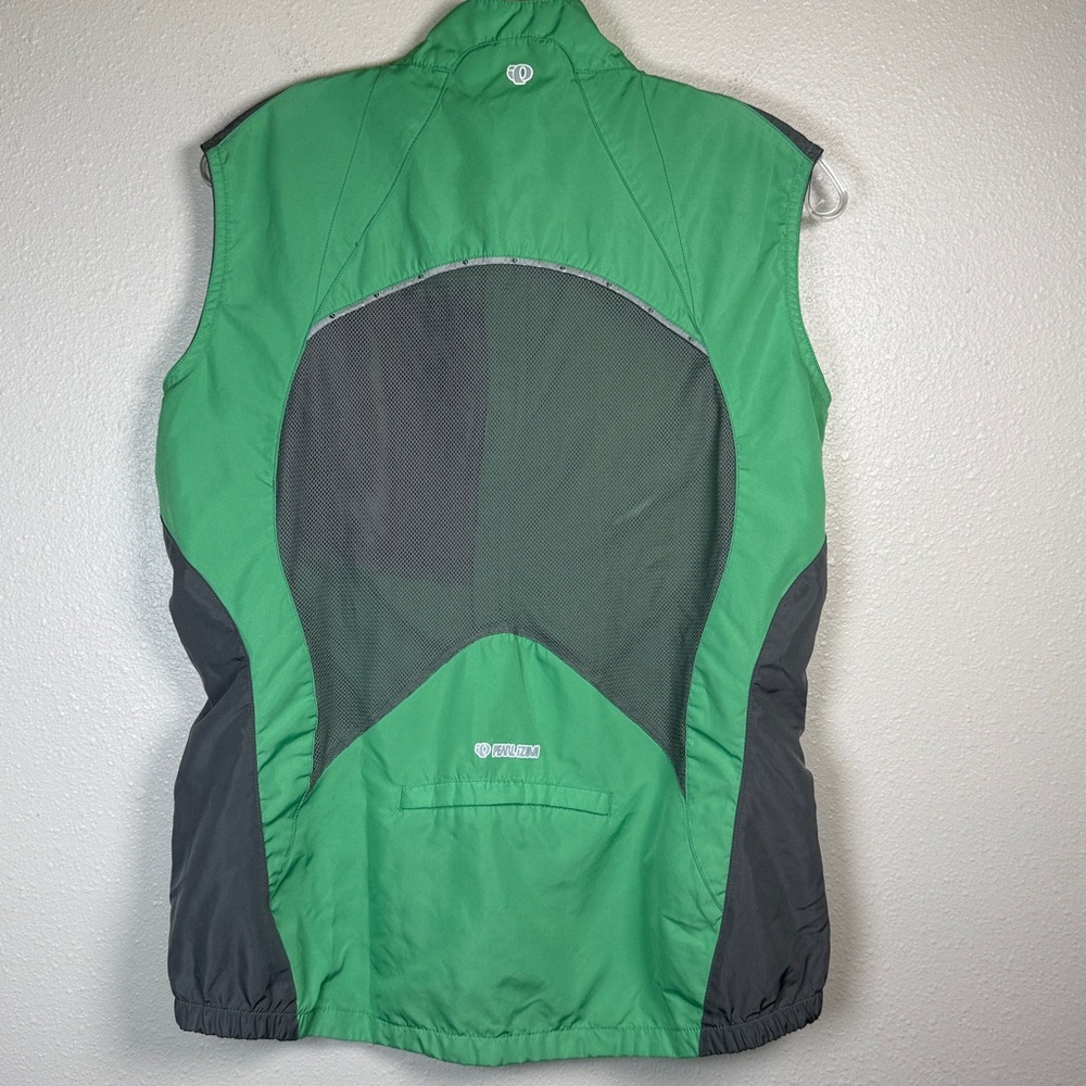 Pearl Izumi Whisper Cycling Vest Women L Zip Up Mesh Back Wind‎ Water Resistant - Picture 3 of 17